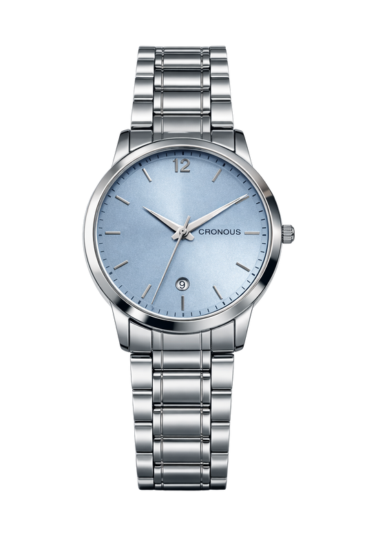 Essentials Stainless Steel Day 6 Watch for Men